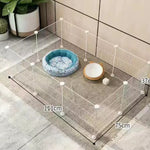 Ajexen Small Dog Indoor Isolation Fence Cage – Portable Pet Playpen, Safety Gate for Home Training