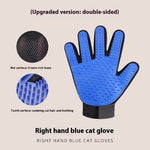 Ajexen Pet Bath & Grooming Gloves – Double-Sided Hair Removal & Massage Comb for Cats & Dogs
