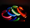 Ajexen Fiber Optic Waterproof LED Pet Collar – Rechargeable Magnetic Dog Collar with Reflective Night Safety
