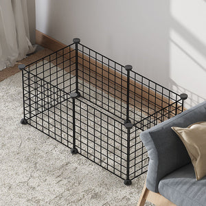 Ajexen Small Dog Indoor Isolation Fence Cage – Portable Pet Playpen, Safety Gate for Home Training