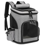 Ajexen Extendable Pet Bag Backpack – Large Capacity Foldable Carrier for Cats & Dogs, Travel-Friendly Design
