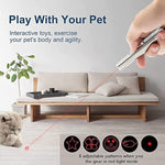 Ajexen Cat Toy Pointer – 7-in-1 Interactive Laser Wand | USB Rechargeable Indoor Pet Toy for Cats & Dogs