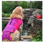 Ajexen Outdoor Pet Life Jacket – Dog Swimming Clothes, Safety Vest with Shark, Clownfish & Mermaid Design