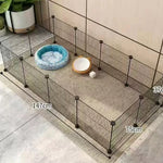 Ajexen Small Dog Indoor Isolation Fence Cage – Portable Pet Playpen, Safety Gate for Home Training