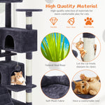 Ajexen Multi Functional Cat Treehouse | Cat Climbing Frame, Scratching Post & Play Tower for Indoor Cats