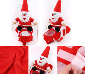 Ajexen Dog & Cat Christmas Clothes – Warm Pet Winter Outfit, Soft Cotton Holiday Coat for Small to Large Pets