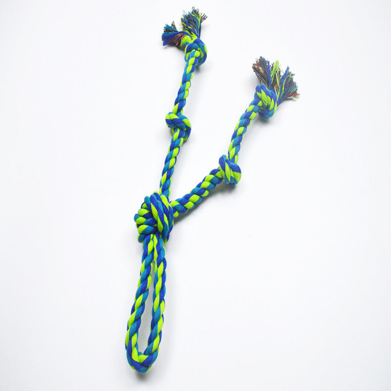 Ajexen Durable Dog Rope Toy – Teeth Cleaning, Tug of War, Interactive Chew Toy for Aggressive Chewers