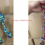 Ajexen Durable Dog Rope Toy – Teeth Cleaning, Tug of War, Interactive Chew Toy for Aggressive Chewers