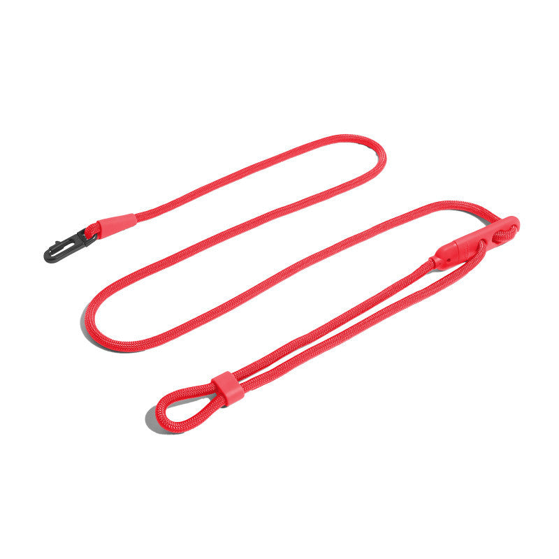 Ajexen Pet Dog Fashion Minimalist Slant Leash – Hands-Free Crossbody Leash, Adjustable Stylish Polyester Lead
