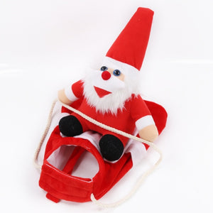 Ajexen Dog & Cat Christmas Clothes – Warm Pet Winter Outfit, Soft Cotton Holiday Coat for Small to Large Pets