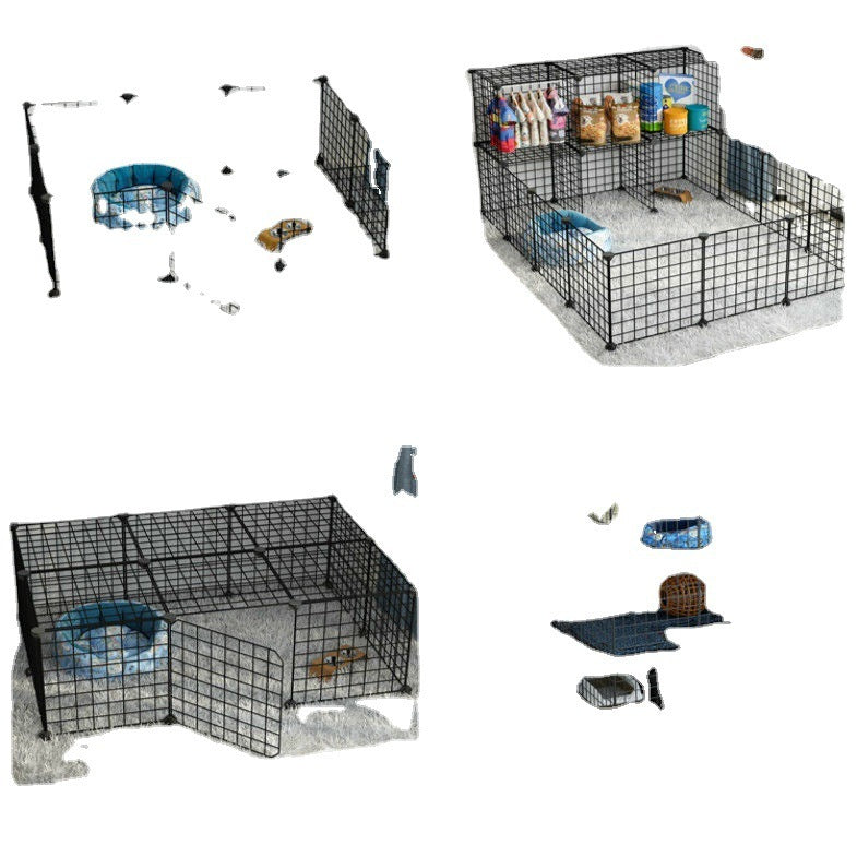 Ajexen Small Dog Indoor Isolation Fence Cage – Portable Pet Playpen, Safety Gate for Home Training