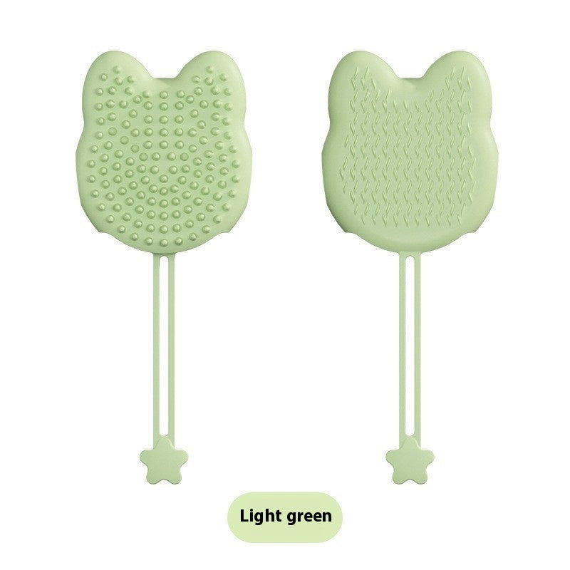 Ajexen Pet Bath & Grooming Gloves – Double-Sided Hair Removal & Massage Comb for Cats & Dogs