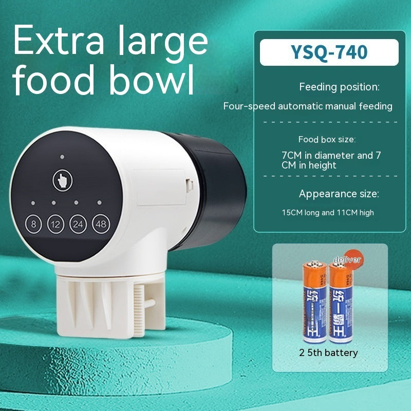 Ajexen Intelligent Fish Tank Feeder | Automatic Aquarium Feeder with Timer & USB Charging