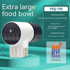 Ajexen Intelligent Fish Tank Feeder | Automatic Aquarium Feeder with Timer & USB Charging