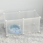Ajexen Small Dog Indoor Isolation Fence Cage – Portable Pet Playpen, Safety Gate for Home Training