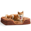 Ajexen Memory Foam Pet Bed for Dogs & Cats – Orthopedic Comfort, Washable Cover, Waterproof Liner & Non-Slip Base
