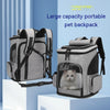 Ajexen Extendable Pet Bag Backpack – Large Capacity Foldable Carrier for Cats & Dogs, Travel-Friendly Design