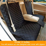 Ajexen Pet Car Rear Seat Cushion | Waterproof Dog Travel Toilet & Car Seat Cover for Safe Journeys