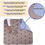Ajexen Pet Dog Paw Print Non-Slip Cushion – Soft Washable Dog Mat, Durable Pet Bed Pad for All Breeds