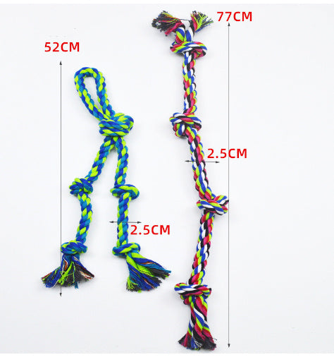 Ajexen Durable Dog Rope Toy – Teeth Cleaning, Tug of War, Interactive Chew Toy for Aggressive Chewers