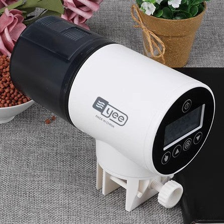 Ajexen Intelligent Fish Tank Feeder | Automatic Aquarium Feeder with Timer & USB Charging