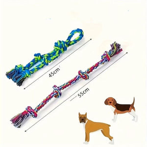 Ajexen Durable Dog Rope Toy – Teeth Cleaning, Tug of War, Interactive Chew Toy for Aggressive Chewers