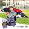 Ajexen Multifunctional Pet Travel Storage Bag – Oxford Cloth, Large-Capacity Organizer for Outdoor Trips, Purple