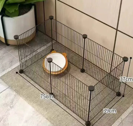 Ajexen Small Dog Indoor Isolation Fence Cage – Portable Pet Playpen, Safety Gate for Home Training
