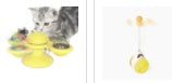 Ajexen Cat Rotating Windmill Toy – Multi-Function Scratcher, Catnip, Teeth Cleaning & Interactive Play