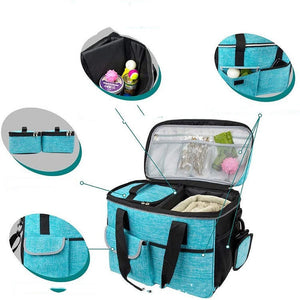 Ajexen Pet Travel Lunch Bag – Portable Food Storage Box with Foldable Bowl, Large Capacity