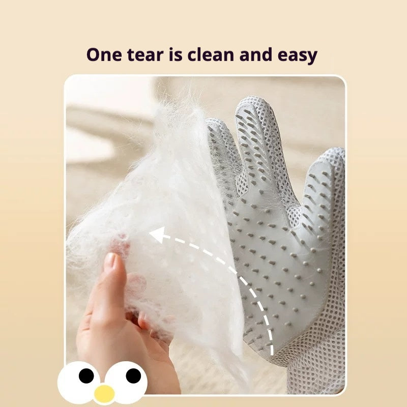 Ajexen Cat Grooming Gloves & Brushes – Hair Removal, Massage Combs for Dogs & Cats | Pet Deshedding Tool