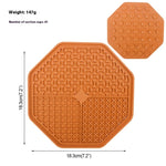 Silicone Pet Licking Mat – Slow Feeder, Shower Distraction & Anxiety Relief with Suction Cups for Dogs & Cats