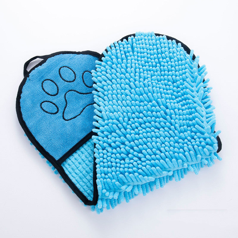 Ajexen Super Absorbent Dog & Cat Bathrobe Towel – Quick-Drying Microfiber Pet Towel with Double Pockets, Durable & Breathable