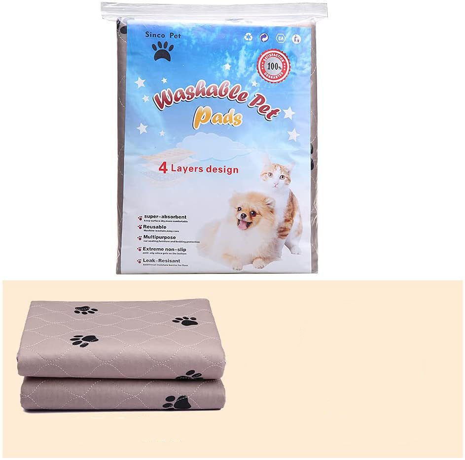 Ajexen Pet Dog Paw Print Non-Slip Cushion – Soft Washable Dog Mat, Durable Pet Bed Pad for All Breeds