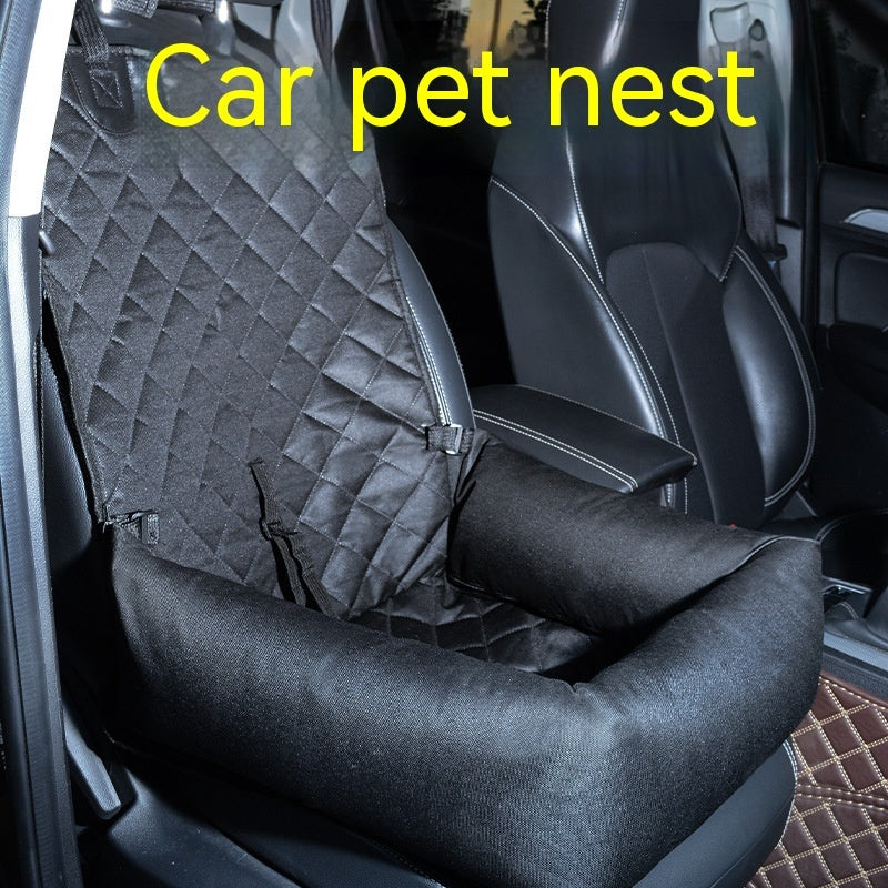 Ajexen Pet Car Rear Seat Cushion | Waterproof Dog Travel Toilet & Car Seat Cover for Safe Journeys