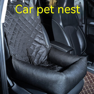 Ajexen Pet Car Rear Seat Cushion | Waterproof Dog Travel Toilet & Car Seat Cover for Safe Journeys