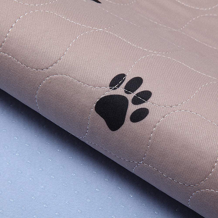 Ajexen Pet Dog Paw Print Non-Slip Cushion – Soft Washable Dog Mat, Durable Pet Bed Pad for All Breeds