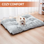 Ajexen Fluffy Dog Crate Pad – Plush Faux Fur Dog Bed, Calming Anti-Anxiety Cat & Dog Mat with Non-Slip Bottom, Washable Pet Crate Cushion
