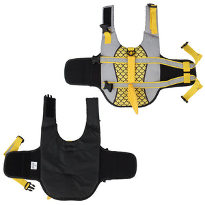 Ajexen Dog Life Jacket Shark Vest – Pet Swimming Safety Vest with Handle & Leash Ring, Summer Swimwear