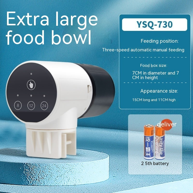 Ajexen Intelligent Fish Tank Feeder | Automatic Aquarium Feeder with Timer & USB Charging