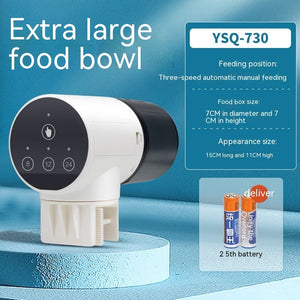 Ajexen Intelligent Fish Tank Feeder | Automatic Aquarium Feeder with Timer & USB Charging