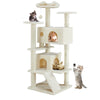 Ajexen Multi Functional Cat Treehouse | Cat Climbing Frame, Scratching Post & Play Tower for Indoor Cats