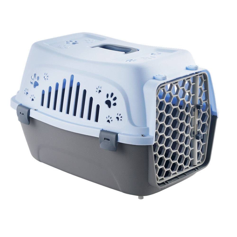 Ajexen Cat Air Box & Dog Carrier – Durable PP Travel Cage for Small Pets, Airline Approved Pet Flight Case